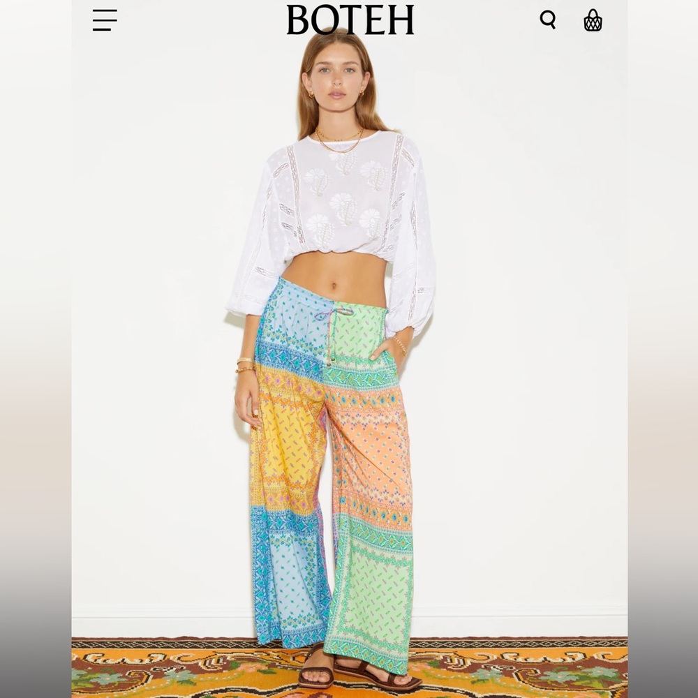Boteh Bon Bon Wide Leg Pant.